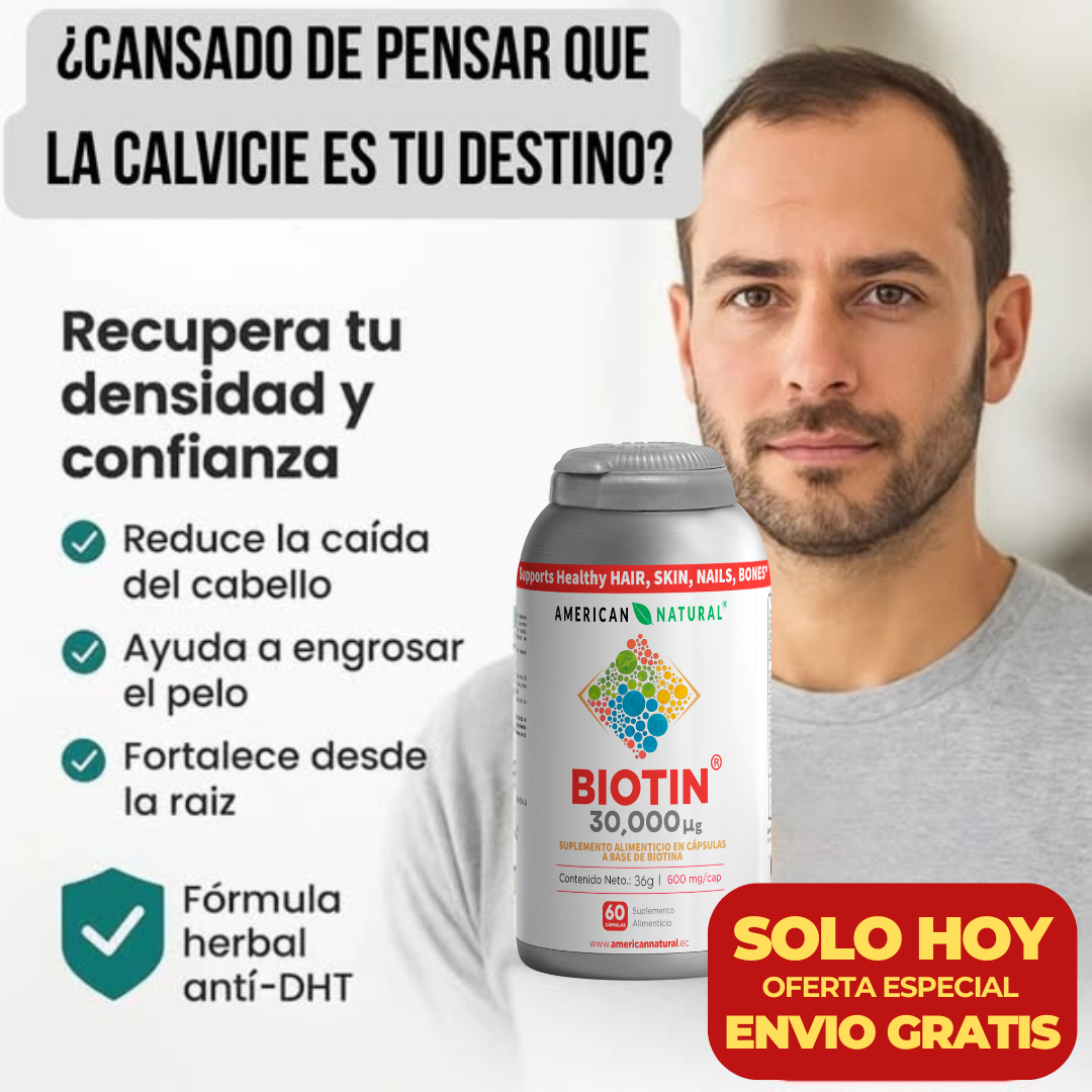 BIOTIN 60 CAPSULAS