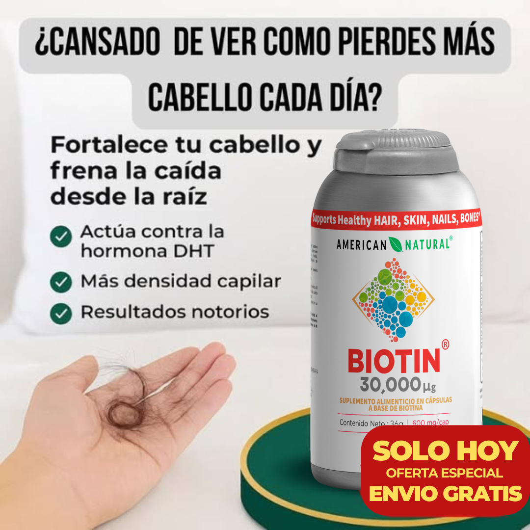 BIOTIN 60 CAPSULAS