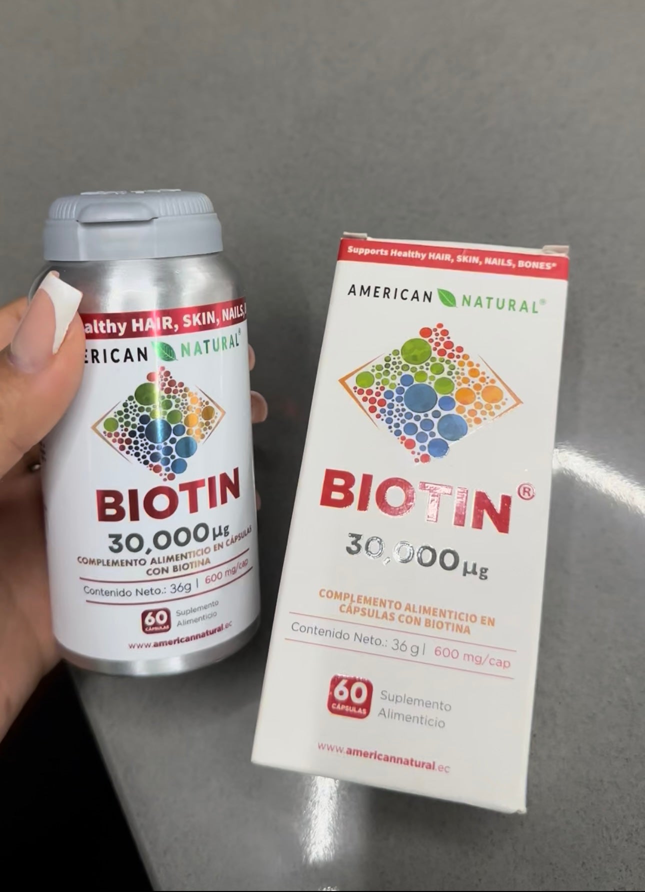 BIOTIN 60 CAPSULAS